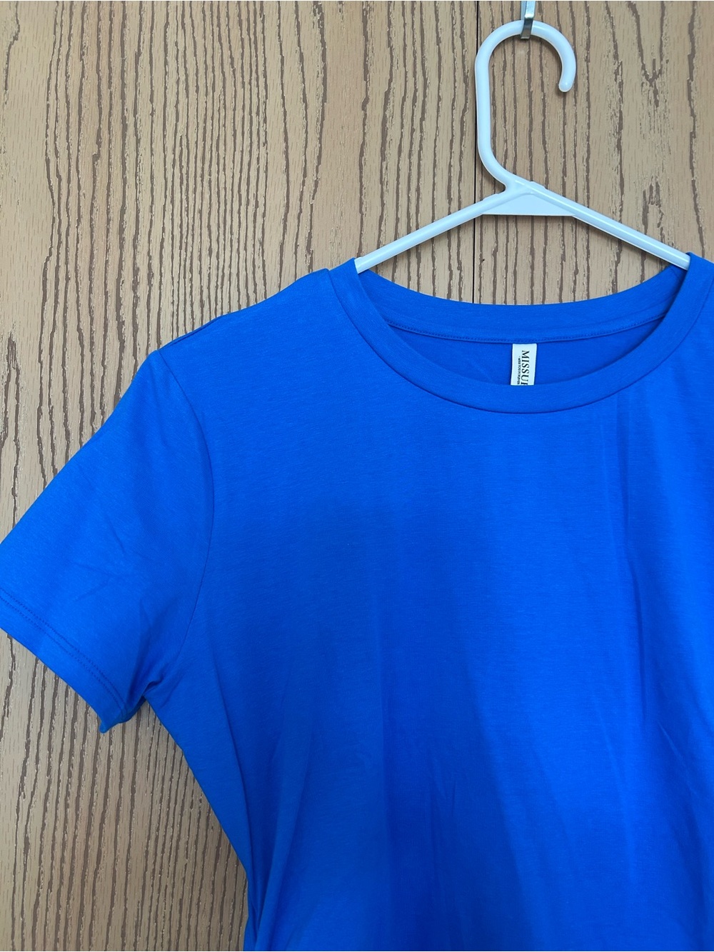 Bright Blue Short Sleeve Maxi Dress - Picture 3 of 4
